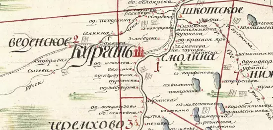 Карта Курганского уезда Тобольской губернии 1784 года - screenshot_3397.webp