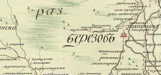 Карта Березовского уезда Тобольской губернии 1784 года - screenshot_3403.webp