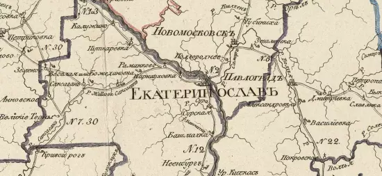 Почтовая карта Новороссийской губернии 1797 года - screenshot_3527.webp