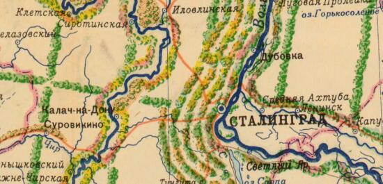 Карта размещения государственных лесных защитных полос Европейской части СССР 1951 года - screenshot_3562.jpg