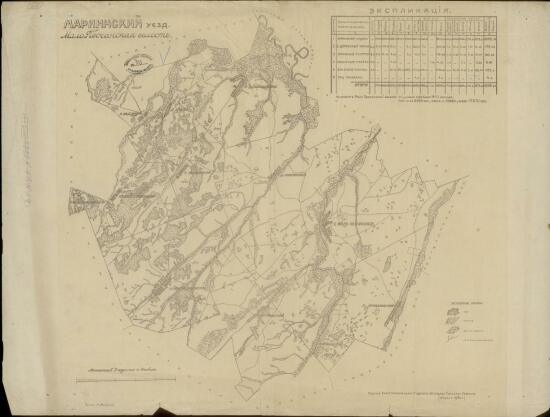 Карта Мало-Песчанской волости Мариинского уезда 1920 года - screenshot_3872.jpg