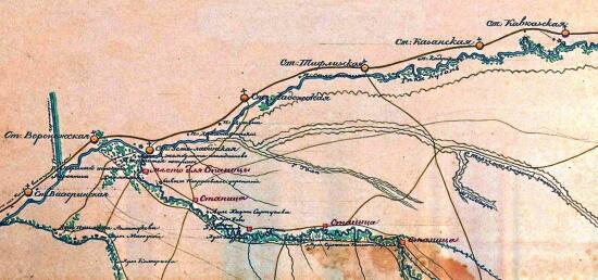 Карта пространства между реками Кубанью, большою Лабою и Кавказским снеговым хребтом 1838 год - screenshot_4013.jpg