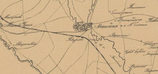 Карта Покровского, Дергачевского и Новоузенского уездов Саратовской губернии 1921 года - screenshot_4092.jpg