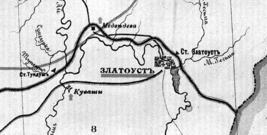 Карта Златоустовского уезда Уфимской губернии 1901 года - screenshot_4438.jpg