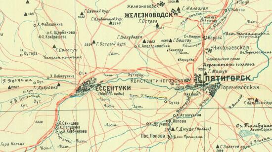 Схематическая карта района Кавказских Минеральных Вод 1928 года - screenshot_4473.jpg