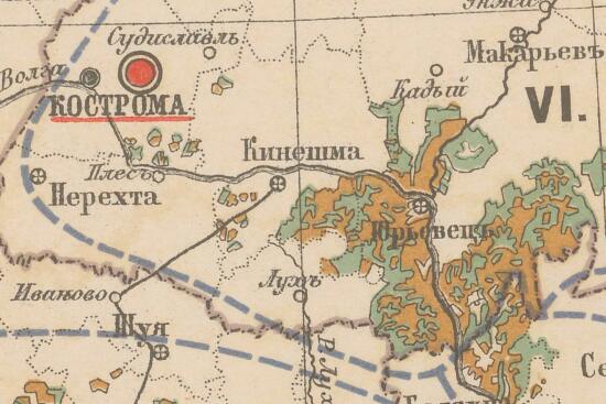 Карта Европейской России с обозначением Удельного ведомства 1860 года - screenshot_4539.jpg