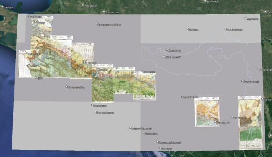 Геологические карты Кубанского Нефтеносного района 1907-1912 гг. - screenshot_4601.jpg