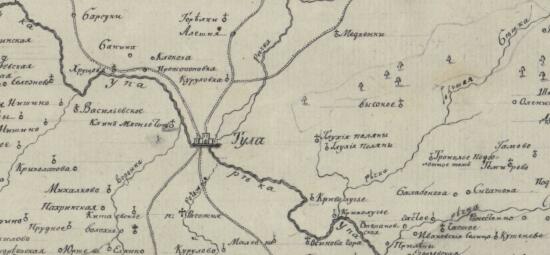 Карта Тульского уезда XVIII в. - screenshot_5084.jpg
