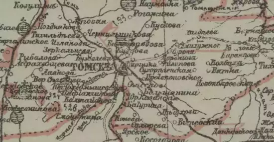 Карта Томской губернии - tomsk50verst (1).webp