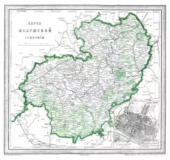 Карта Калужской губернии 1864 год - kaluga1864 (2).webp