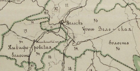 Карта волостей и лесных дач Вельского уезда ХХ в. - screenshot_6163.jpg