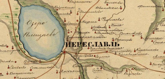 Карта Переславль-залеской округи Владимирской губернии 1815 года - screenshot_6233.jpg