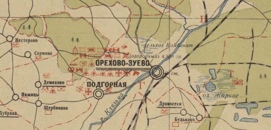 Схематическая экономическая карта Орехово-Зуевский района Московской области 1931 года - screenshot_6289.jpg