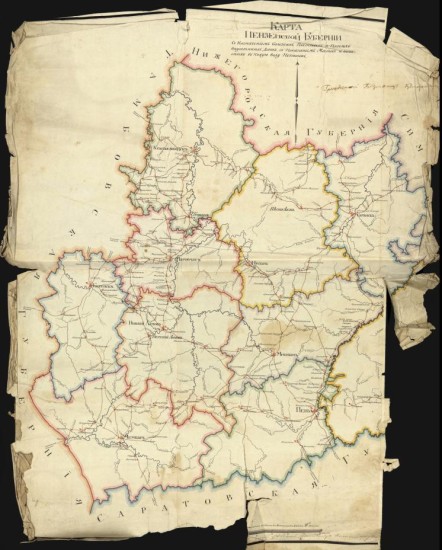 Карта Пензенской губернии 1806 года - screenshot_6350.jpg