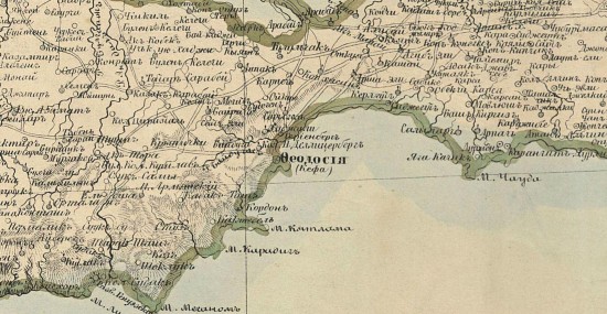 Карта Крыма с планами Севастополя, Балаклавы, Евпатории и Перекопа 1855 года - screenshot_6373.jpg