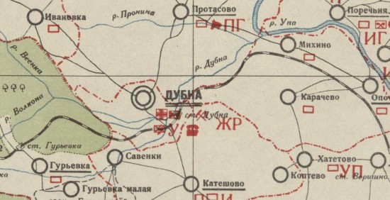 Схематическая экономическая карта Дубенского района Московской области 1932 года - screenshot_6464.jpg