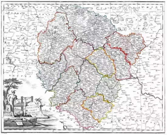 Карта Ярославского наместничества 1792 - _1792.webp