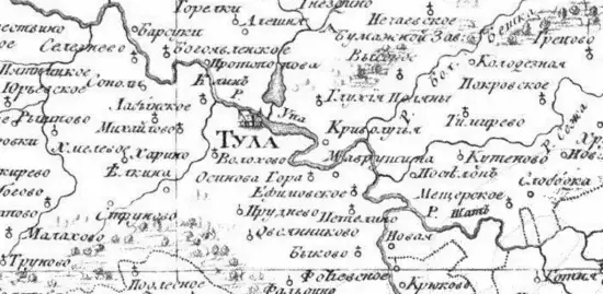 Карта Тульского наместничества 1792 -  Тульскаго наместничества 1792 (Копировать) (2).webp