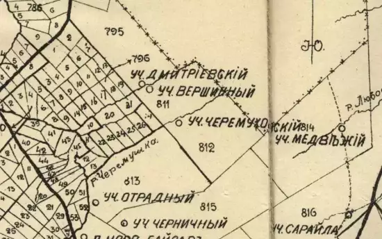 Карта маршрутная Рубинского подрайона Мариинского уезда - scan3912.webp