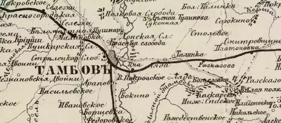 Карта Тамбовской губернии 1911 -  Тамбовской Губернии 1911 (Копировать).webp