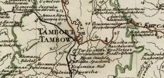 Генеральная карта Тамбовской губернии 1823 года -  губерня 1823 г (Копировать) (2).webp