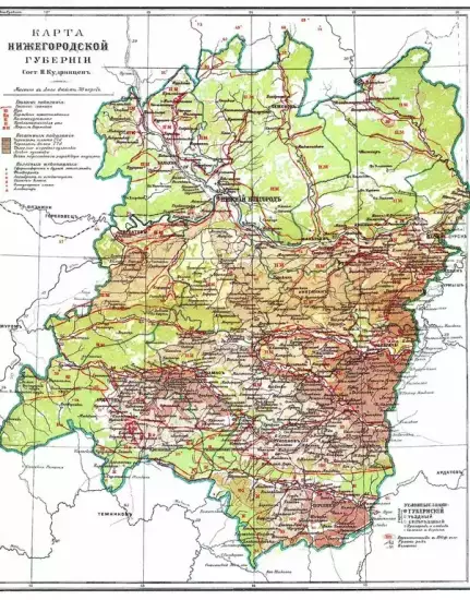 Карта Нижегородской губернии 1904 -  Губерния 1904 год (Копировать).webp