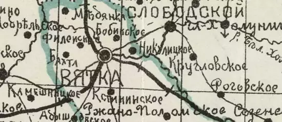 Карта Вятской губернии 1907 год -  вятской губернии_1907 (Копировать) (2).webp