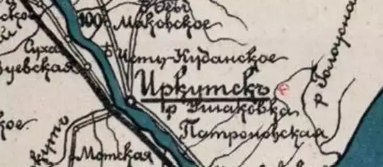 Карта реки Ангары Иркутской губернии 1889 -  реки Ангары_1889 (Копировать) (2).webp