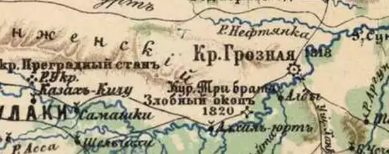 Карта Дагестана в эпоху Ермолова 1826 года -  Дагестана в эпоху Ермолова_1826 (Копировать) (2).webp