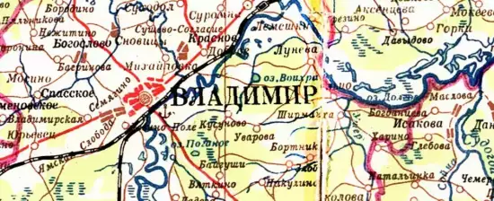 Карта Владимирской области 1946 -  область в 1946 (Копировать).webp
