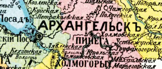 Карта Архангельской губернии 1913 -  губерния_1913 (2) (Копировать).webp