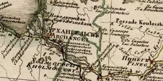 Генеральная карта Архангельской губернии 1824 года -  губерния_1824 (Копировать) (2).webp