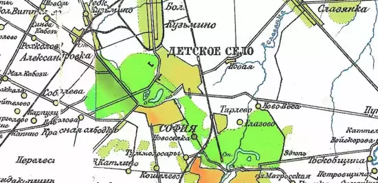 Карта окрестностей Ленинграда 1930 -  Ленинграда_1930 (Копировать).webp