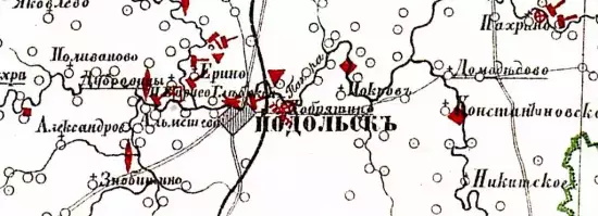 Карта Московской губернии XIX -  губерния с обозначением производств (Копировать).webp
