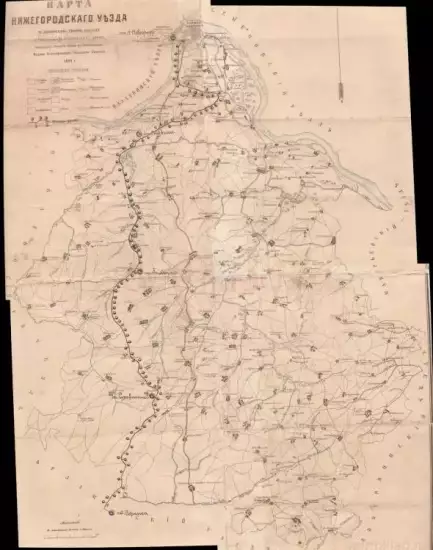 Карта Нижегородского уезда 1899 года -  Нижегородского уезда 1899 года (2).webp