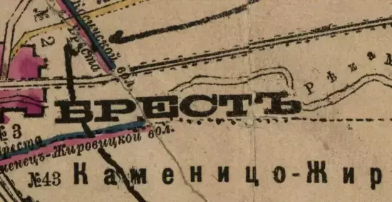 Карта Брестского уезда 1880 года -  Брестского уезда 1880 года (1).webp
