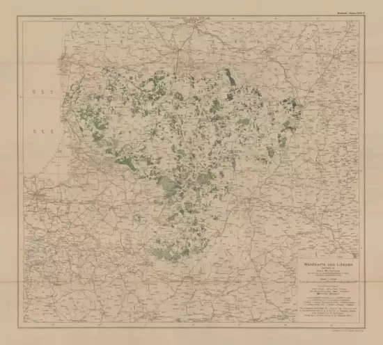 Карта лесов Литвы 1926 года -  лесов Латвы 1926 года (2).webp
