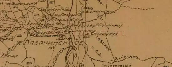 Карта части Енисейского уезда Енисейской губернии 1920 года -  части Енисейского уезда Енисейской губернии 1920 года (1).webp