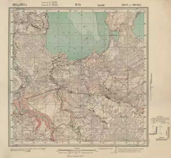 Топографическая карта Эстонии 1:25000 1930-40 годов - II-34_EE_25K.webp