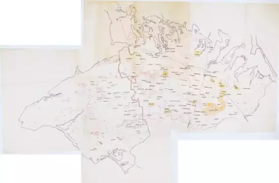 Карта-схема тракта участков в Северном Крыму 1926 го - -схема тракта участков в Северном Крыму 1926 го (2).webp