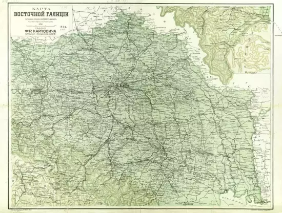 Карта Восточной Галиции 1915 года -  Восточной Галиции 1915 года (1).webp