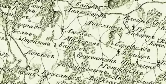 Карта Иностранным Владениям по Западной границе Российской Империи -  Иностранным Владениям по Западной границе РИ 6 верст (2).webp