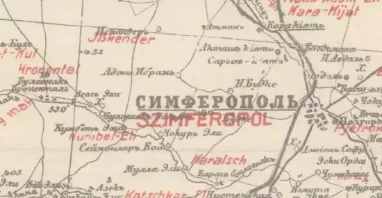 Специальная карта Украины 1918 года, 10 верст -  карта Украины 1918 года, 10 верст (1).webp