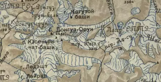 Карта Центрального Кавказа 1932 года -  Центрального Кавказа 1932 года (1).webp