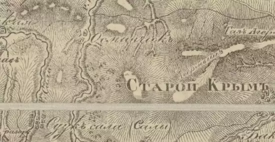 Карта южного Крыма П. И. Кеппена 1836 года -  южного Крыма П. И. Кеппена 1836 года (1).webp