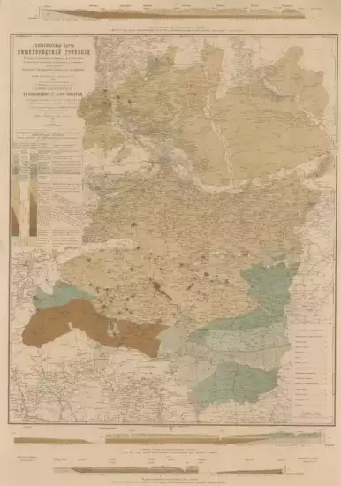 Геологическая карта Нижегородской губернии 1886 года -  карта Нижегородской губернии 1886 года (1).webp