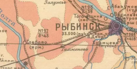 Дазиметрическая карта Европейской России 1915 года -  карта Европейской России 1915 года (1).webp