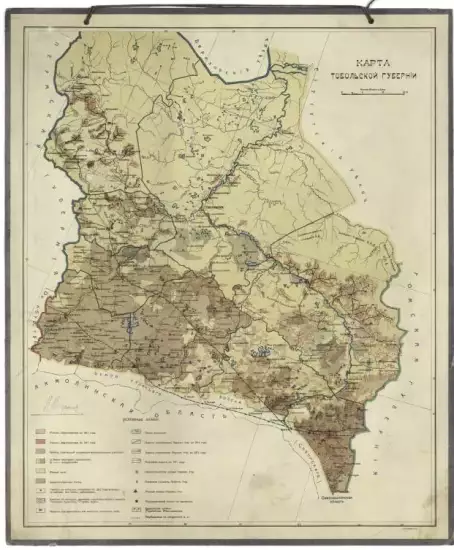 Карта Тобольской губернии 1912 года -  Тобольской губернии 1912 года (2).webp