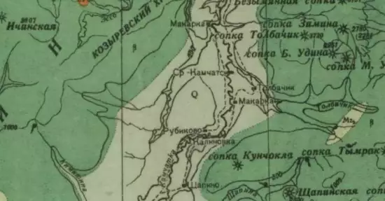 Геологическая карта Камчатки 1940 года -  карта Камчатки 1940 года (1).webp