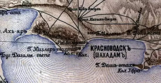 Пятиверстная карта Закаспийской области 1925 года -  карта Закаспийской области 1925 года (1).webp